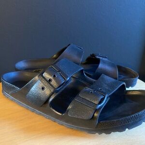 Birkenstock Black Arizona EVA Sandals